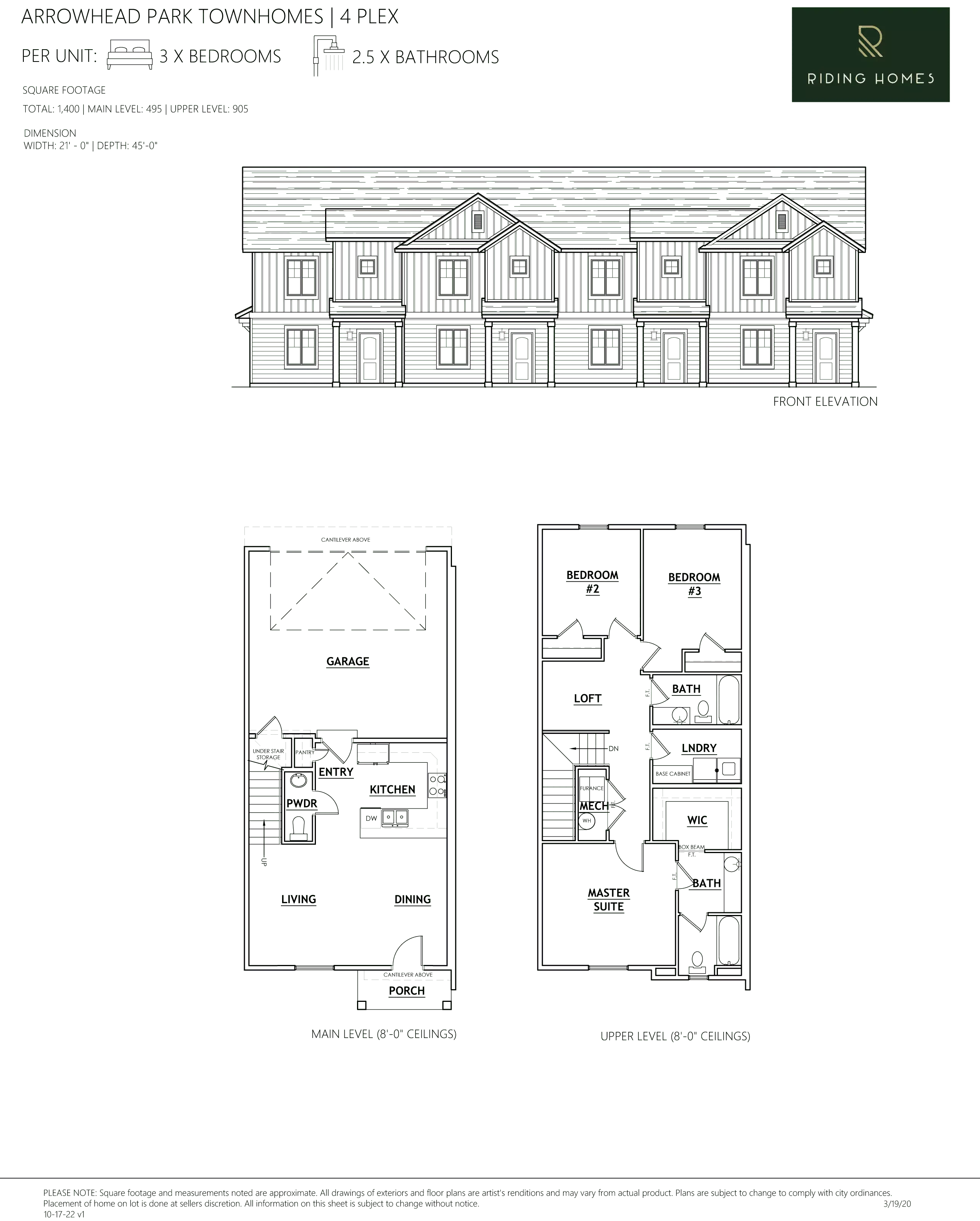 Arrowhead TH Payson - 4 Plex - Flyer
